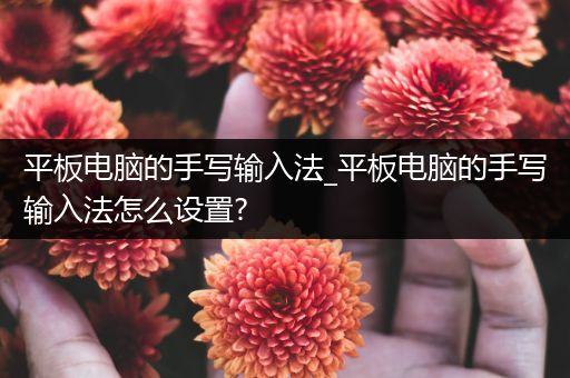 平板电脑的手写输入法_平板电脑的手写输入法怎么设置?