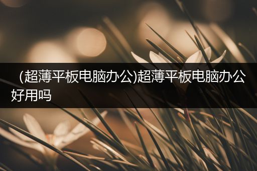 （超薄平板电脑办公)超薄平板电脑办公好用吗