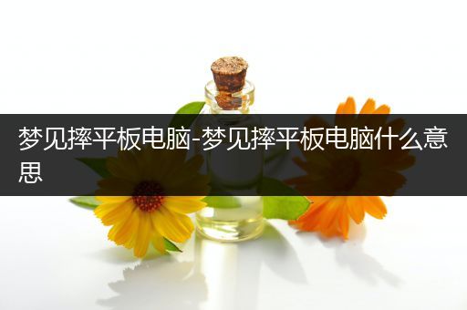 梦见摔平板电脑-梦见摔平板电脑什么意思