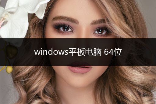 windows平板电脑 64位