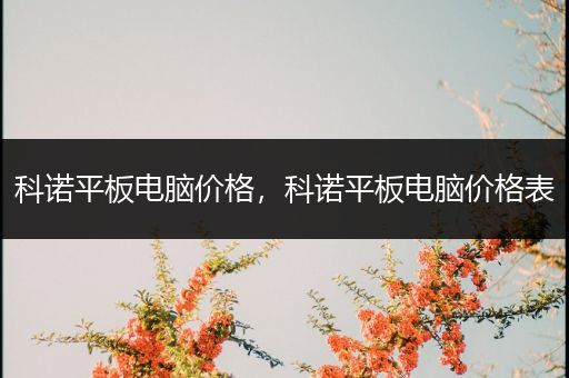 科诺平板电脑价格，科诺平板电脑价格表