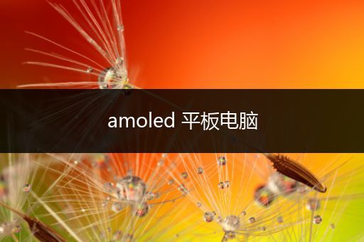 amoled 平板电脑