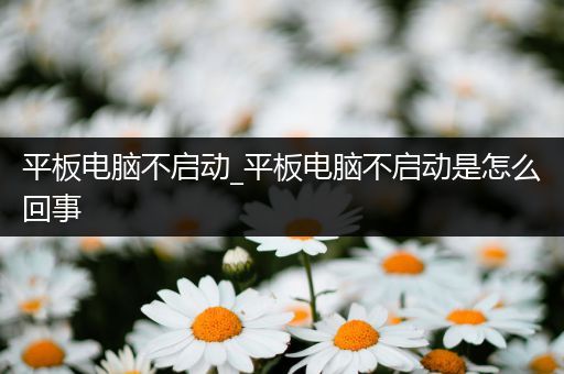 平板电脑不启动_平板电脑不启动是怎么回事