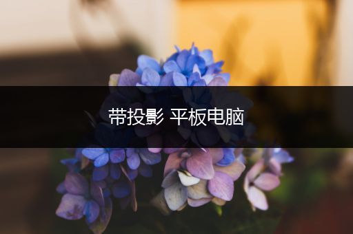 带投影 平板电脑