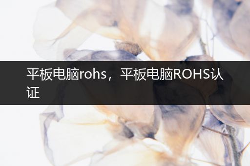 平板电脑rohs，平板电脑ROHS认证