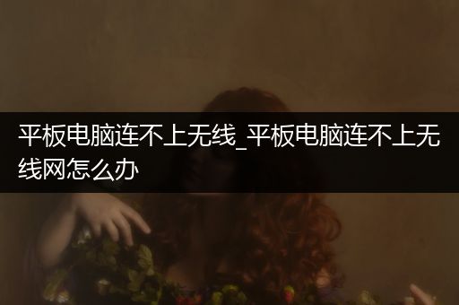 平板电脑连不上无线_平板电脑连不上无线网怎么办