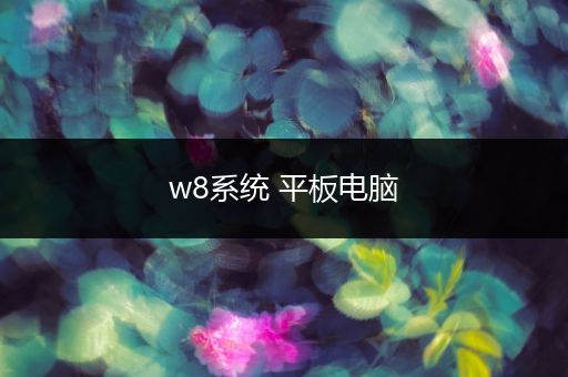 w8系统 平板电脑