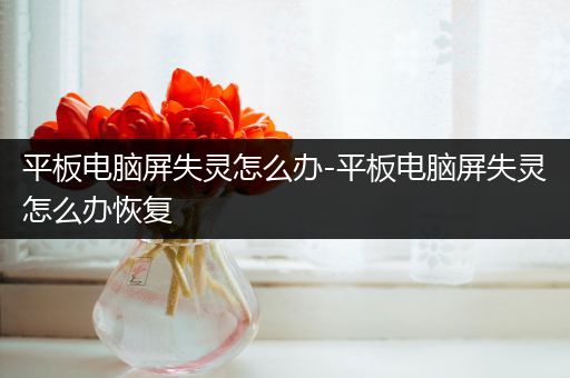 平板电脑屏失灵怎么办-平板电脑屏失灵怎么办恢复