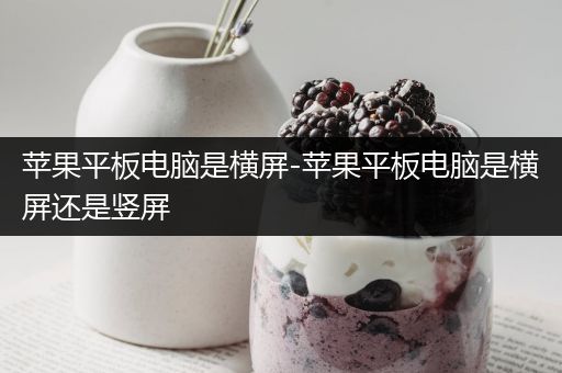 苹果平板电脑是横屏-苹果平板电脑是横屏还是竖屏