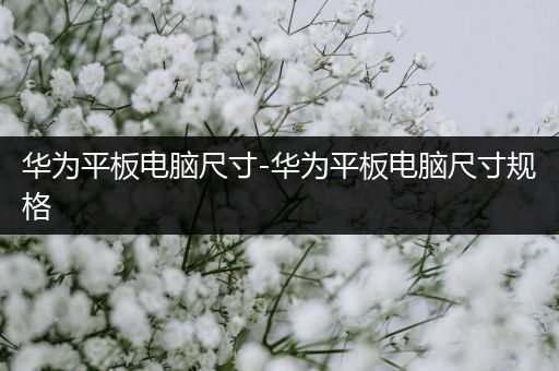 华为平板电脑尺寸-华为平板电脑尺寸规格