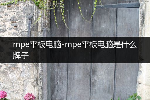 mpe平板电脑-mpe平板电脑是什么牌子