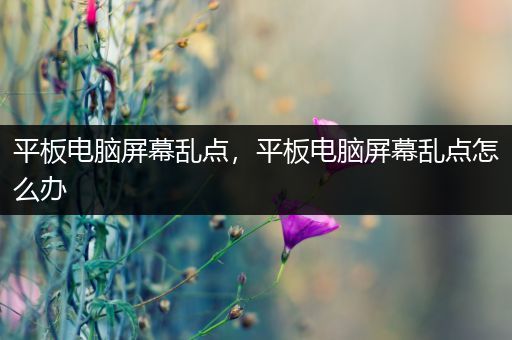 平板电脑屏幕乱点，平板电脑屏幕乱点怎么办