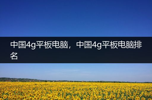 中国4g平板电脑，中国4g平板电脑排名