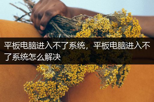 平板电脑进入不了系统，平板电脑进入不了系统怎么解决