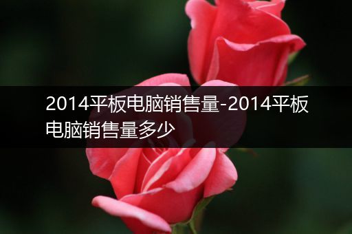 2014平板电脑销售量-2014平板电脑销售量多少