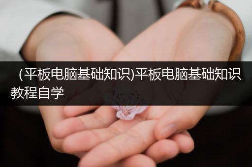 （平板电脑基础知识)平板电脑基础知识教程自学