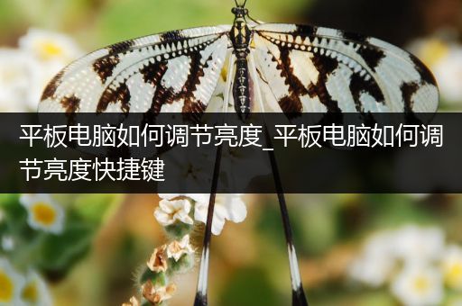 平板电脑如何调节亮度_平板电脑如何调节亮度快捷键