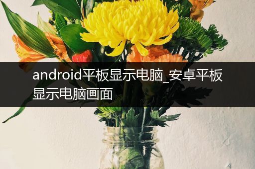 android平板显示电脑_安卓平板显示电脑画面