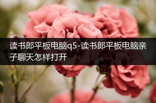 读书郎平板电脑q5-读书郎平板电脑亲子聊天怎样打开