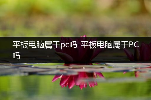 平板电脑属于pc吗-平板电脑属于PC吗