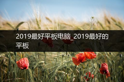 2019最好平板电脑_2019最好的平板