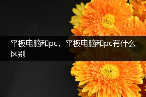 平板电脑和pc，平板电脑和pc有什么区别