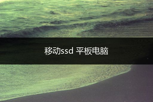 移动ssd 平板电脑