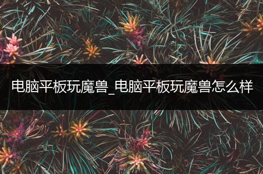 电脑平板玩魔兽_电脑平板玩魔兽怎么样