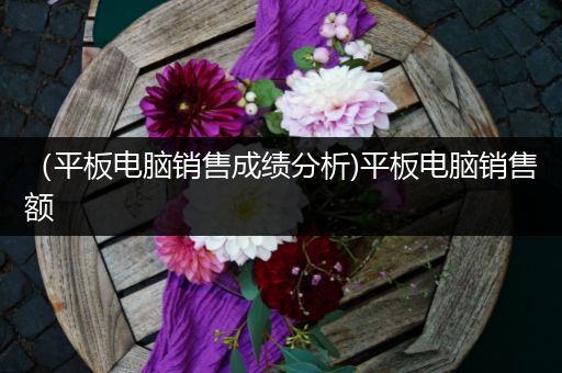（平板电脑销售成绩分析)平板电脑销售额