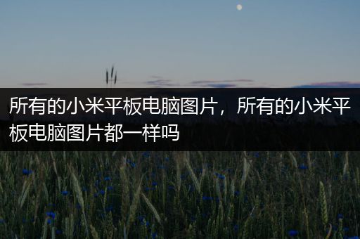 所有的小米平板电脑图片，所有的小米平板电脑图片都一样吗