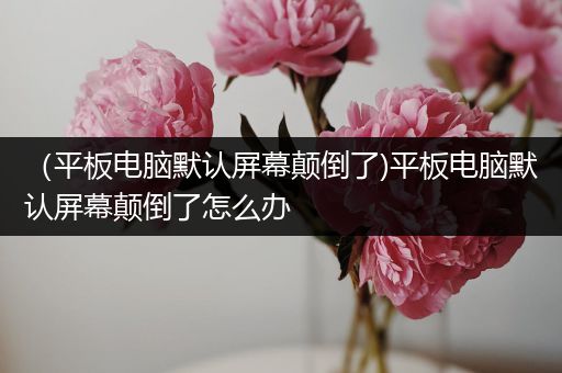 （平板电脑默认屏幕颠倒了)平板电脑默认屏幕颠倒了怎么办