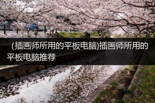（插画师所用的平板电脑)插画师所用的平板电脑推荐