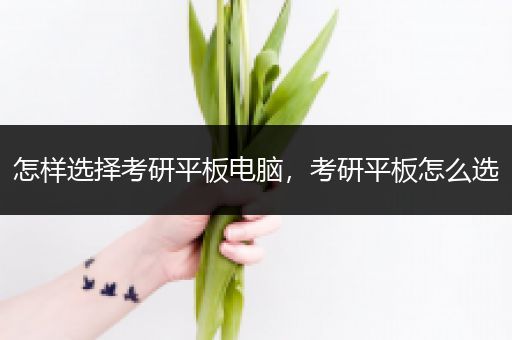 怎样选择考研平板电脑，考研平板怎么选