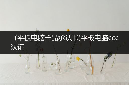 （平板电脑样品承认书)平板电脑ccc认证
