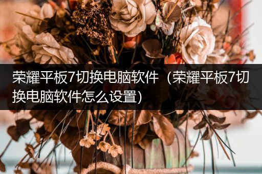 荣耀平板7切换电脑软件（荣耀平板7切换电脑软件怎么设置）