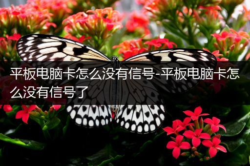 平板电脑卡怎么没有信号-平板电脑卡怎么没有信号了